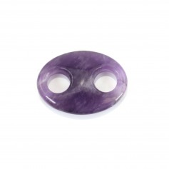 Amethyst Kaffeebohnen-Anhänger 18x25mm x 1St