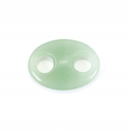 Pendentif Aventurine grain de café 18x25mm x 1pc