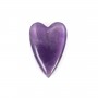 Pendentif Améthyste coeur 20x30mm x 1pc