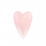 Pendentif Quartz rose coeur 20x30mm x 1pc