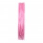 Cordonnet coton ciré rose 0.8mm  x 20m