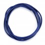 dark blue  Leather cord rounded goatskin 1.3mmx 1m