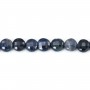 Blue sapphire, in round faceted shape, measuring 4mm x 40cm