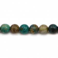 Chrysocolle rond 10mm x 39cm