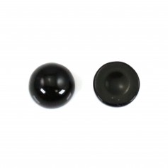 Cabochon Obsidienne rond 4mm x 4pcs
