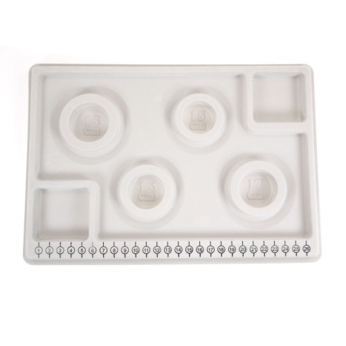 Tabuleiro de montagem de pulseiras 20x29cm x 1 unidade