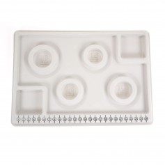 Tabuleiro de montagem de pulseiras 20x29cm x 1 unidade