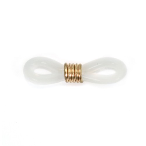 Clip per lunetta in silicone oro x 4pz