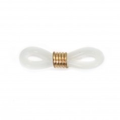 Clip per lunetta in silicone oro x 4pz