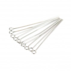 Clou tête anneau 40x0.6mm Acier Inox 304 x 20pcs