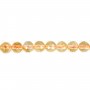 Citrine Faceted Round 6mm x 40cm