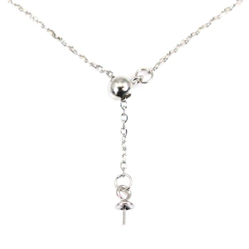 Serpentine links necklace 925 silver x 45cm