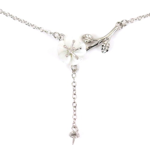 Serpentine links necklace 925 silver x 45cm