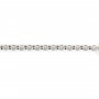 Chaîne maille jaseron rond 2mm en argent 925 x 40cm