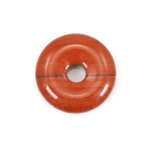 Donut Jaspe Rouge 20mm x 1pc