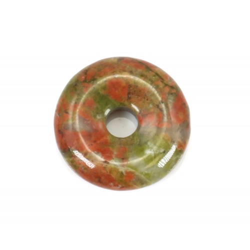 Donut Unakite 20mm x 1pc