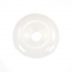 Donut Jade Blanc 20mm x 1pc