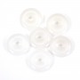 Donut Jade Blanc 14mm x 1pc