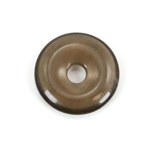 Smoky Quartz Donut 20mm x 1pc