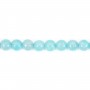 Amazonita peruana redonda 4mm x 6pcs