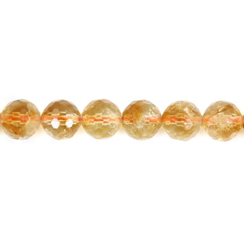Citrine Ronde Facette