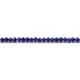 Lapis lazuli rondelle facette 2x2.5mm x 40cm