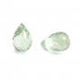Prasiolite, en forme de goutte facetté x 1pc