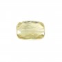 Citrine rectangle facette 8x12mm x 1pc