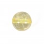 Quartz rutile ronde 8-9mm x 6pcs
