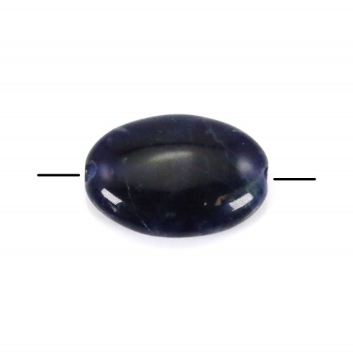 Sodalite flat drop 20x15mm x 40cm (20pcs)