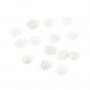 Labradorite blanche rondelle boulier facette 2x3mm sur fil 39cm