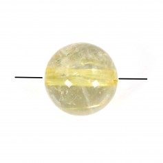 Quartz rutile ronde 8-9mm x 6pcs