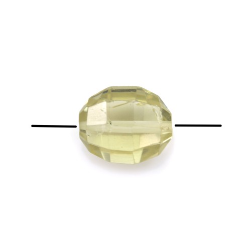  Citrine oval faceted x 1pc