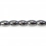 Hématite tonnelet 3x5mm x 10pcs