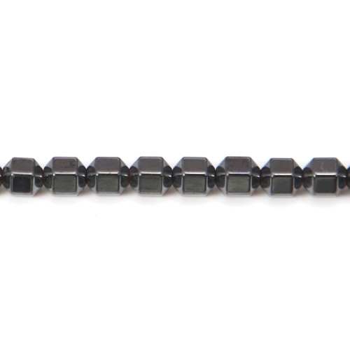Hematite cylinder 4mm x 20pcs