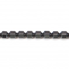 Hématite cylindre 4mm x 20pcs