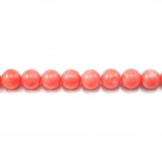 Bamboo mer teinte orange Rond