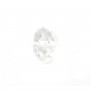 Cristal de roche Rondelle Facette