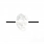 Cristal de roche Rondelle Facette
