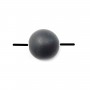 Pierre Noire Matte Ronde 4mm x 20 pcs 