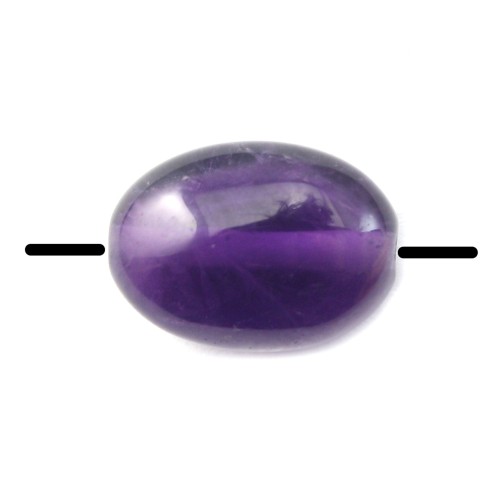 Amethyst Oval 8x10mm x 4 pcs