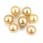 Perla dei Mari del Sud, oro, rotonda, 10-10,5 mm x 1 pz