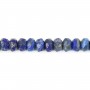 Lapis lazuli faceted rondelle 5x7mm x 40cm 