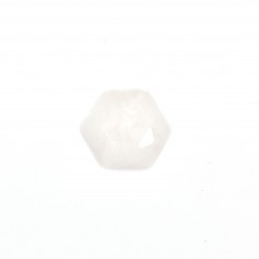 Mondstein Cabochon hexagonal facettiert 10mm x 1pc