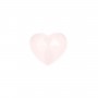 Cabochon Quartz rose coeur facetté 9x10mm x 1pc