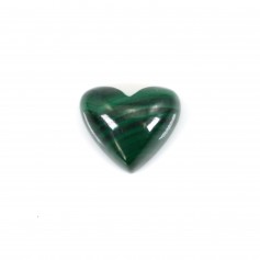 Cabochon Malachite coeur 9x10mm x 1pc