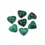 Cabochon Malachite coeur 9x10mm x 1pc