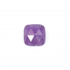 Amethyst Quadrat facettiert Cabochon 9mm x 1pc