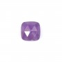 Ametista sfaccettata quadrata cabochon 9 mm x 1 pezzo
