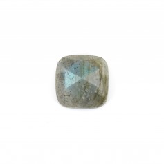 Cabochon Labradorite carré facetté 9mm x 1pc